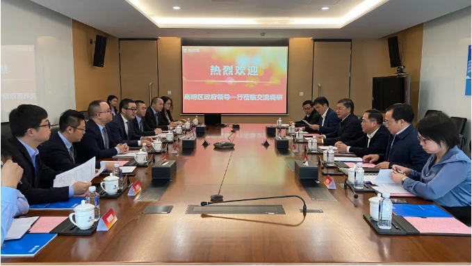 高明区区委书记杨永泰一行到金年金字招牌(jinnian)环境调研