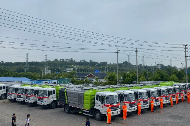 15天！金年金字招牌(jinnian)环境快速响应客户需求，顺利交付约3000万元环卫装备